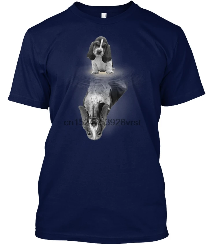 

Basset Hound popular Tagless Tee T-Shirtknitted comfortable fabric