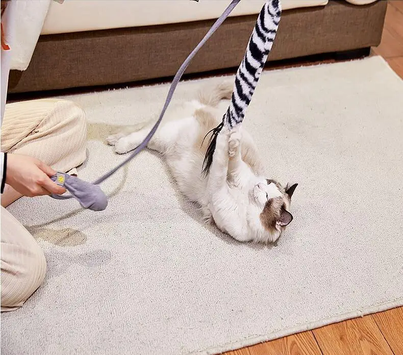 

Creative Cat Toy Funny Simulation Fish Toys For Dog Cat Chewing Playing Biting Cat Fish Wagging Interactive Plush Toy