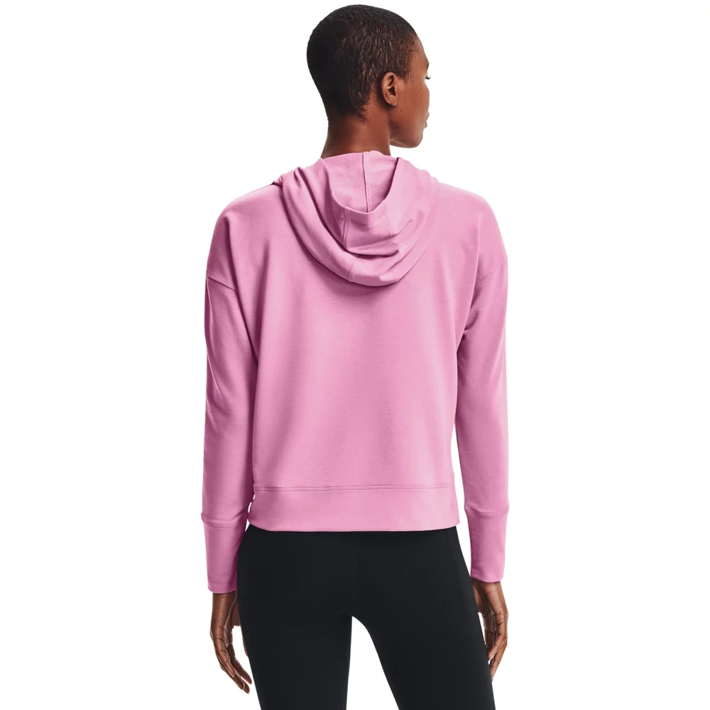 Толстовка Under Armour UA Rival Terry Taped Hoodie 1360904-680 Розовый | Спорт и развлечения