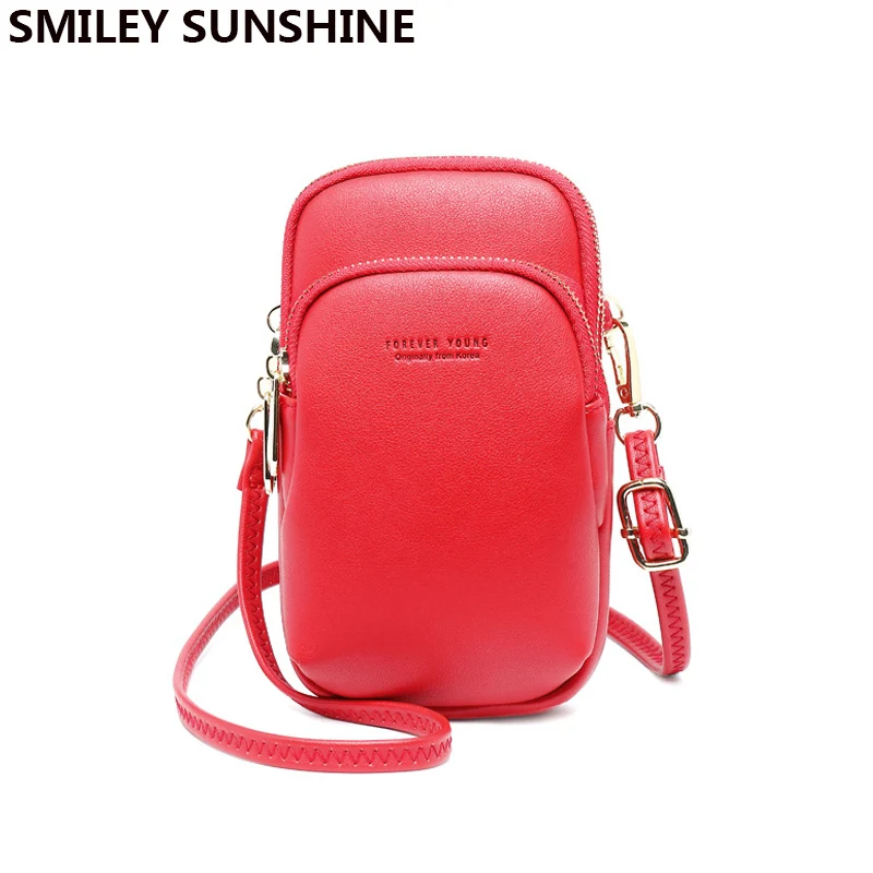 

Многофункциональная сумка-мессенджер через плечо для женщин, сумочки для сотового телефона через плечо с держателем для карт, Дамский кошелек, кожаные женские мини-сумки