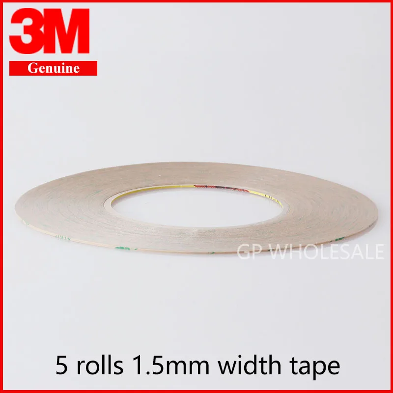 

Promotion 5 Rolls (1.5mm*55M) 3M 9495LE 300LSE Super Strong Sticky Double Sided Adhesive Tape for iPad iphone mini Tablet Glass