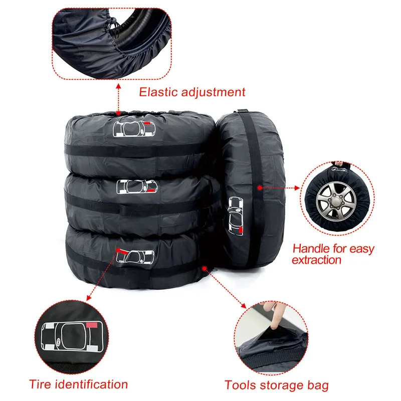 Чехол для автомобильного запасного колеса сумка хранения автомобильное колесо