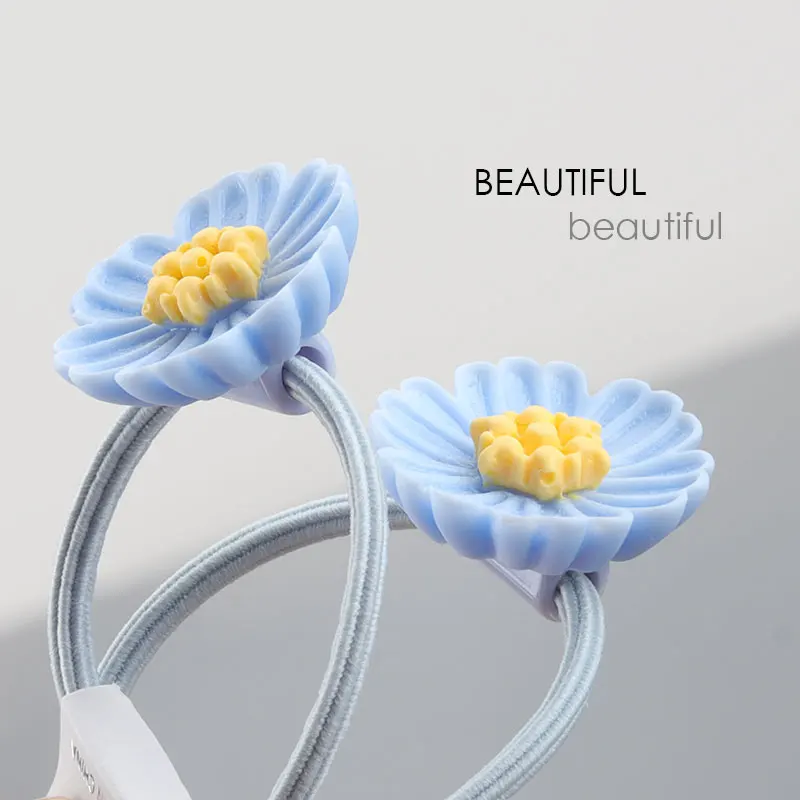 Изысканный галстук для волос с цветами Детский резинка девочек аксессуары