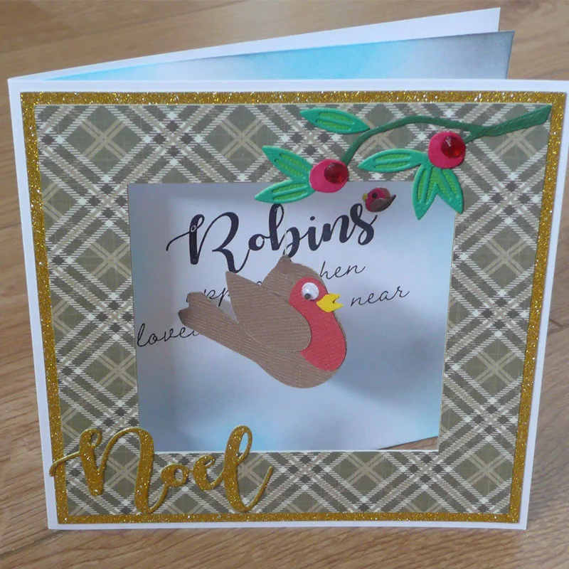 Металлические Вырубные штампы в виде птицы на ветке рождественские вырубки для