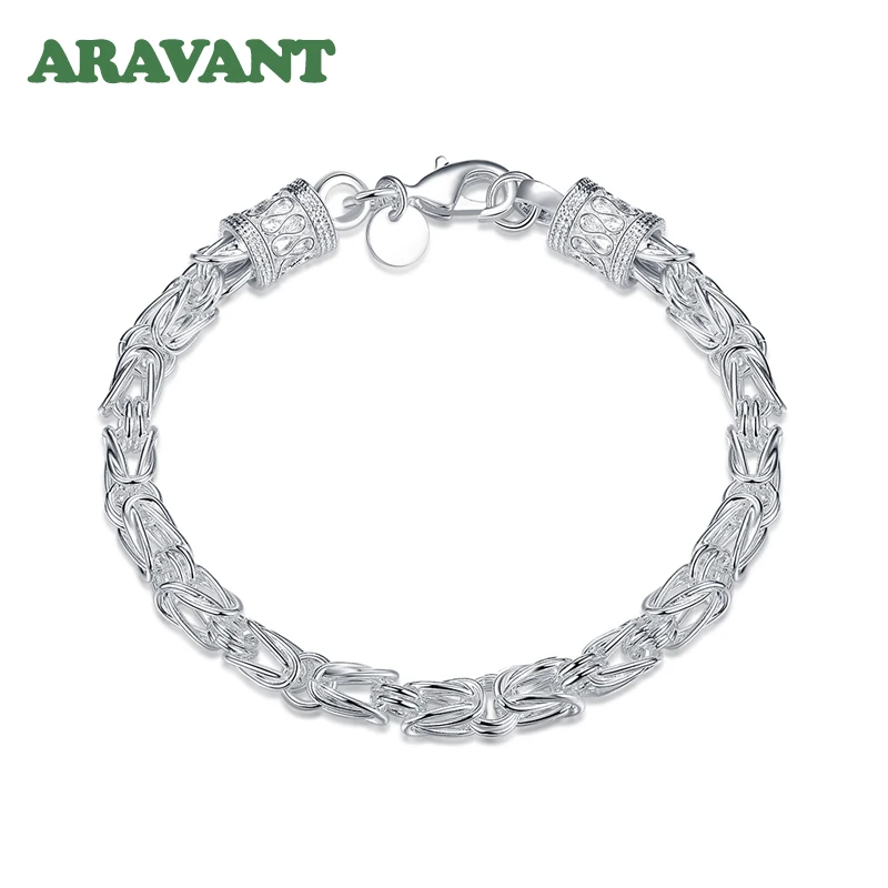 

Браслеты из стерлингового серебра 925 пробы, женские, мужские, модные, очаровательные, свадебные украшения, аксессуары