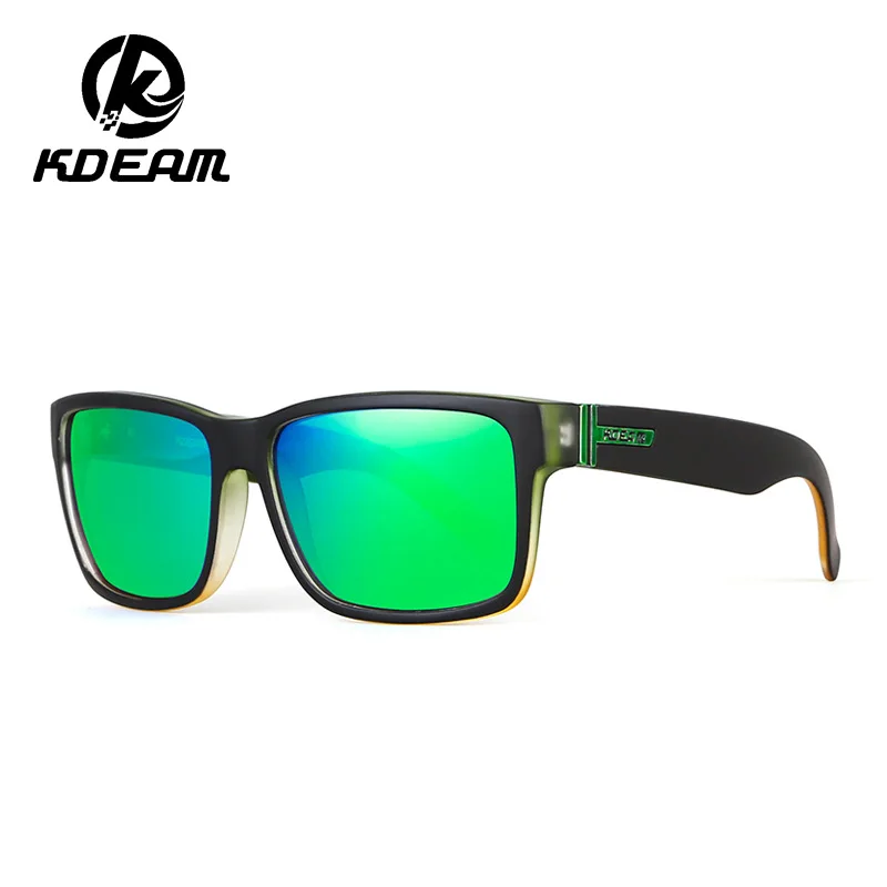 

Wholesale kdeam classic sports Polarized Sunglasses men's colorful true film Sunglasses square outdoor glasses