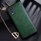 Чехол для Oppo A54 4G coque Retro business PU кожаный чехол для oppo a54 чехол funda capa