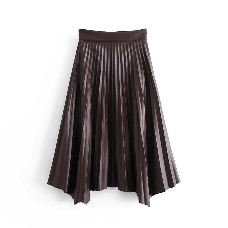 Женская плиссированная юбка средней длины Элегантная универсальная из