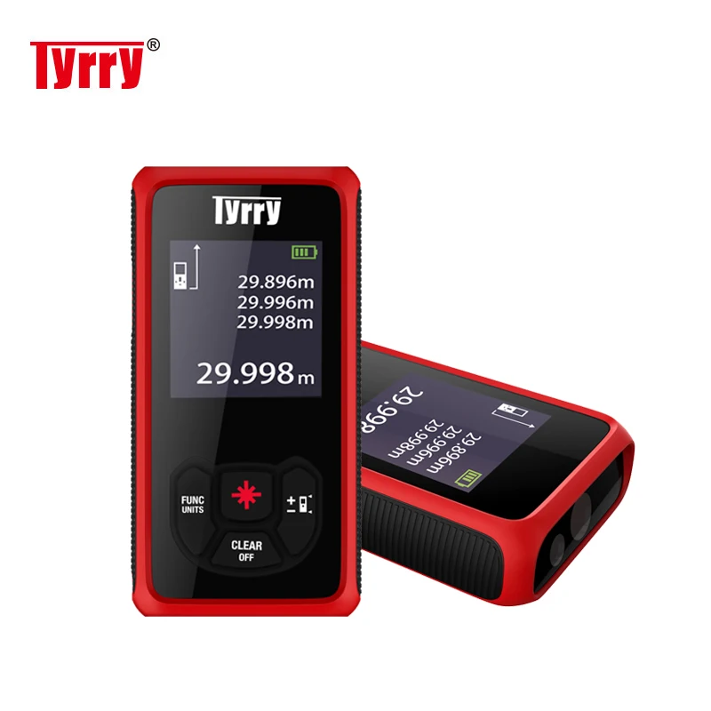 Ручной лазерный дальномер TYRRY 30 м 40 измерительные инструменты мини лазер линейка