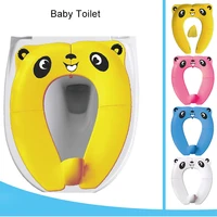portable childrens folding potty seat toddler baby toilet training seat children urinal cushion for kids pot chair pad mat