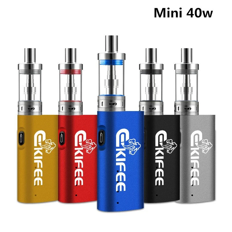 Ekifee 40 Вт коробка мод vape комплект 2000 мАч встроенный аккумулятор с 2 5 мл распылитель