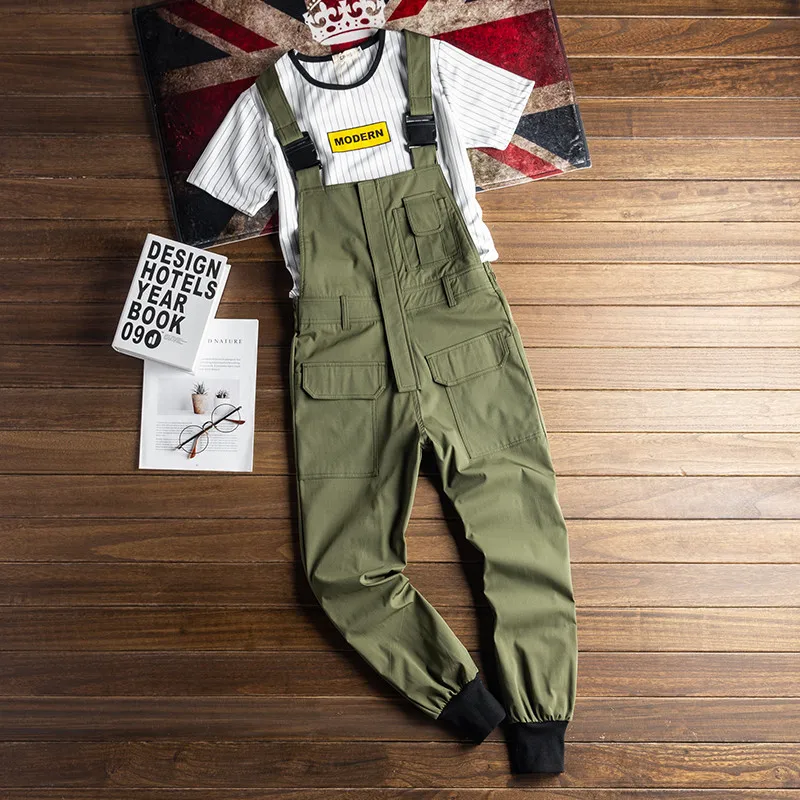 Модный мужской джинсовый комбинезон KIMSERE с несколькими карманами спецодежда