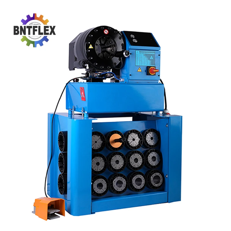 

BNTP32 Quick Change Tool ! CE 1/4-2 1/2'' Inches 12Set Free Dies Portable Hydraulic Hose Crimping Machine