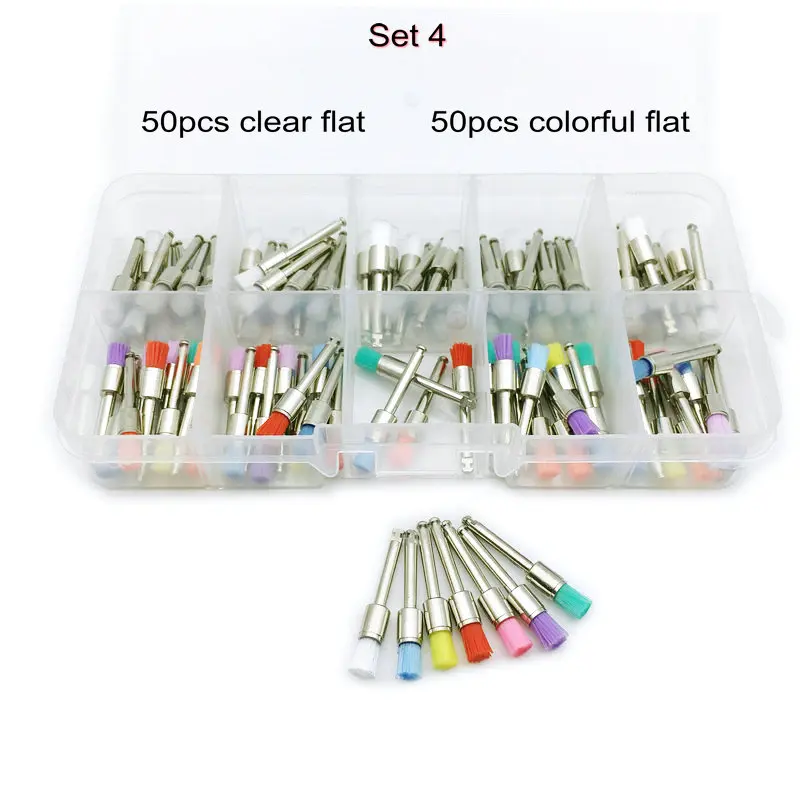 Набор инструментов для полировки зубов щетка задвижка в виде резиновой чашки