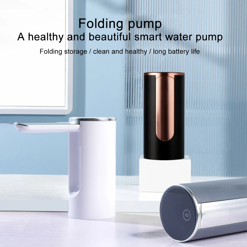 Foldable Water Pump Automatic Dispenser USB Charging Portable Mini Electric Water Dispenser 5-gallon LED Display Water Pump