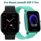 Ремешок силиконовый для Huami Amazfit Bip U Pro, быстросъемный браслет для часов Bip LiteSPOP, 20 мм