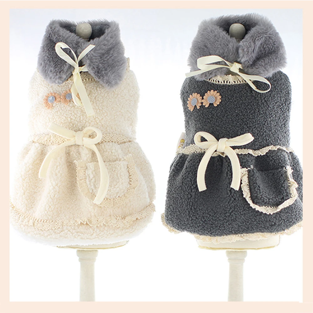 

Puppy Pet Dogs Clothes Pet Spring Fashion Dog Clothes Cat Clothes Puppy Doggie Vest Shirt Apparel For Skirt Princess Teddy