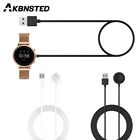 AKBNSTED 1 м USB Магнитная Быстрая зарядка зарядное устройство док-станция для Fossil Gen 4Gen 5Emporio АрманиСкаген фальстер 2 часы зарядный кабель
