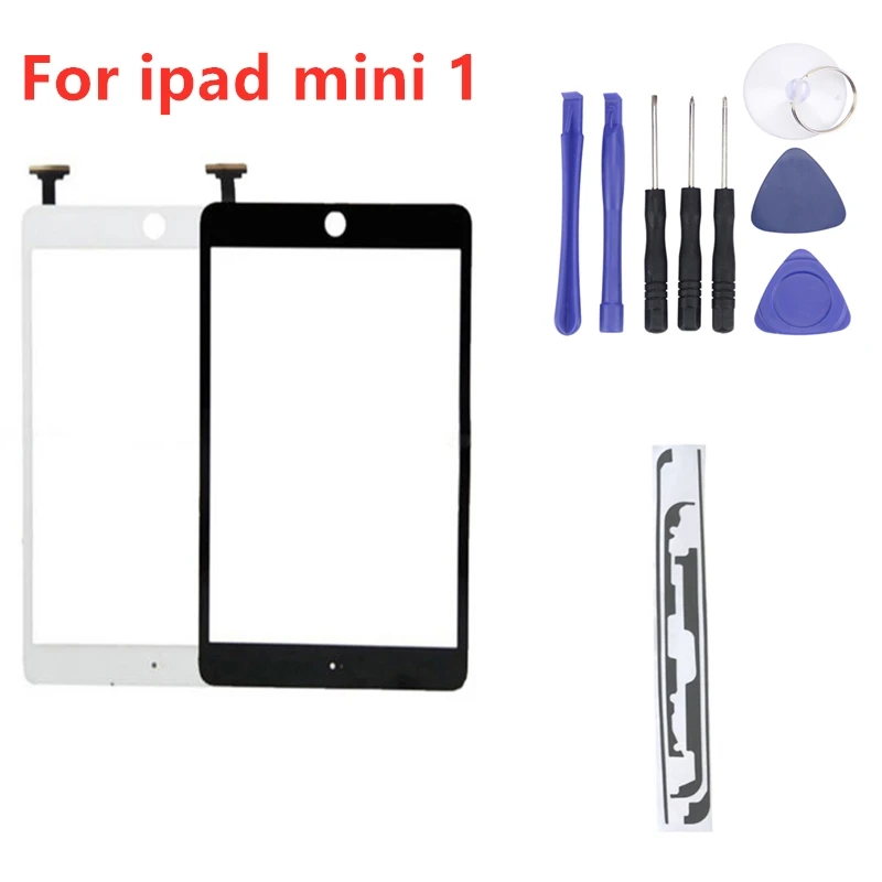 Высокое качество сенсорный экран для iPad mini 1 дигитайзер стекло без кнопки Home No IC