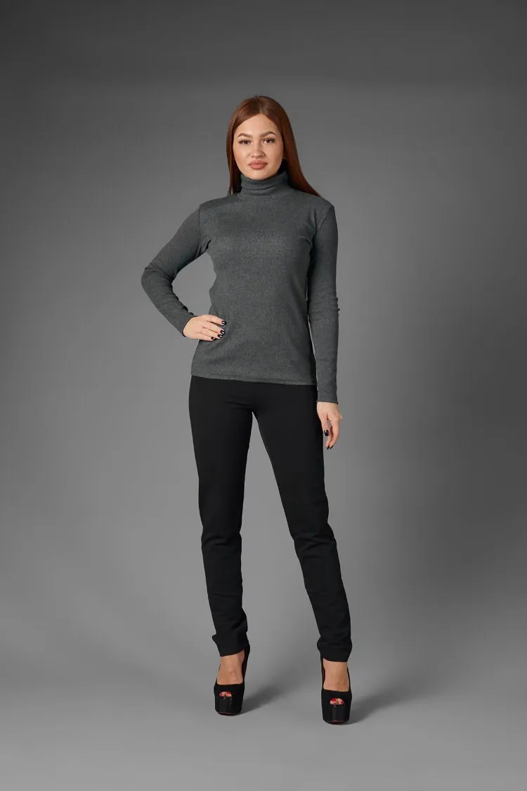 Atoff Home Водолазка Ф 236/3 (меланж серо-синий/темно-серый) |