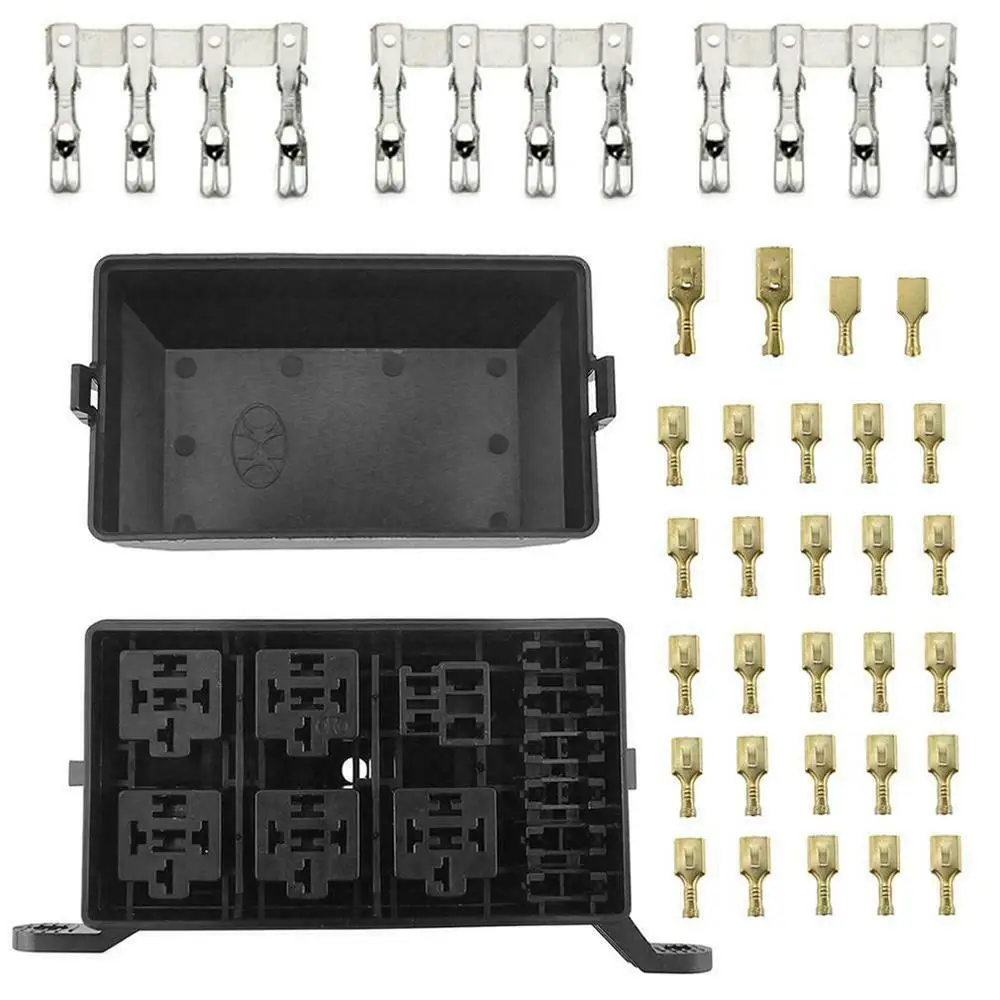 Универсальные автомобильные огни 12В Автомобильный морской 6 каналов РЕЛЕ +