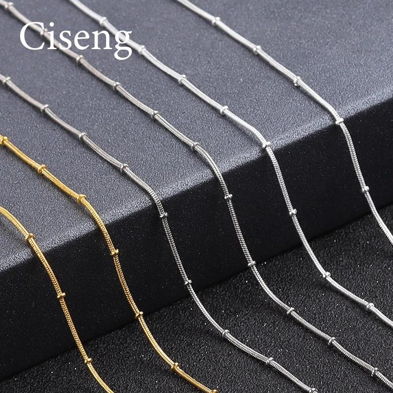 

5 шт./лот 42 см цепи россыпью Серебряная Золотая родиевая Круглая змея цепь с бусинами цепи ожерелья с застежкой-лобстером для ювелирных изде...