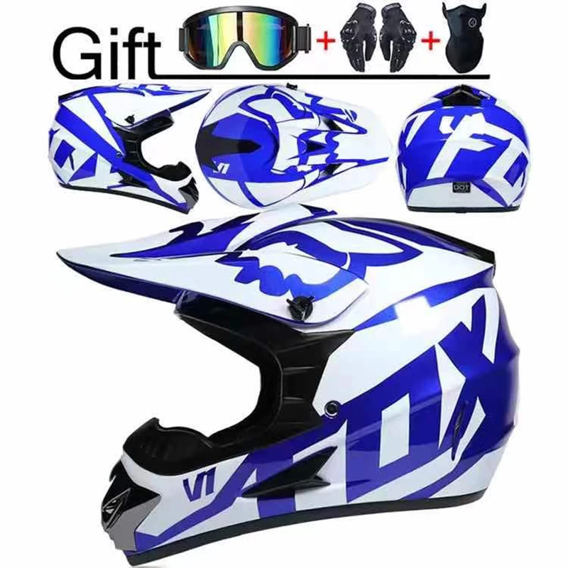 

3 Gifts Motorcycle Helmet ,Children Off-road Helmet, Bike Downhill AM DH Cross Helmet Capacete Motocross Casco
