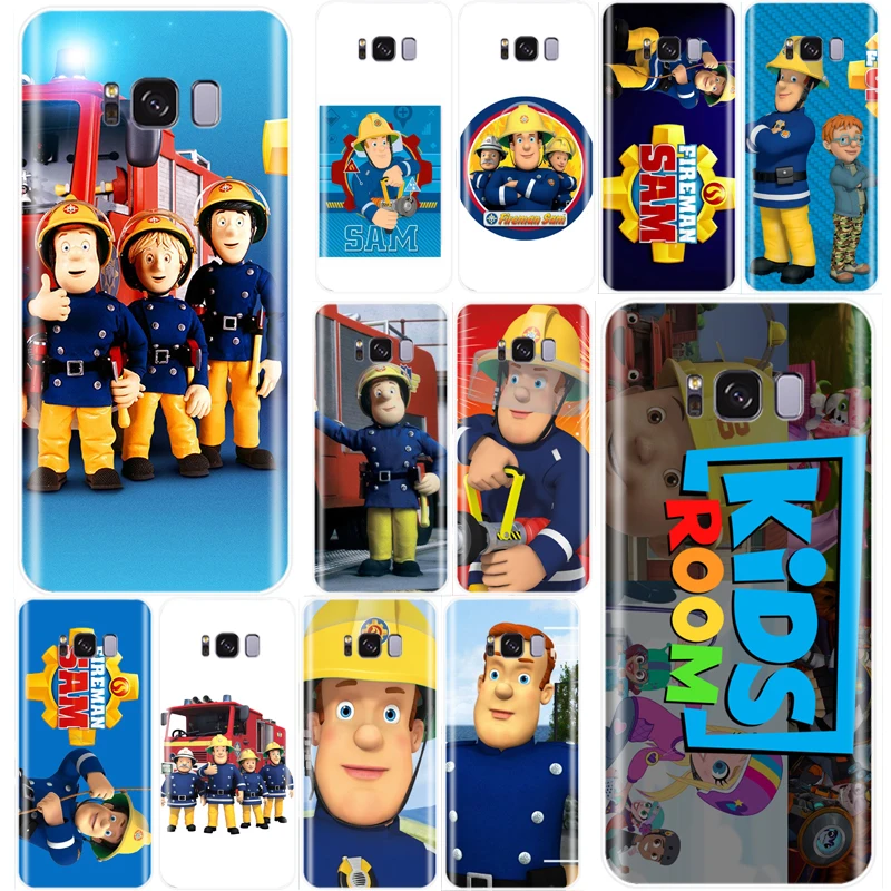 Детский чехол Fireman Sam из ТПУ для телефона Samsung Galaxy S6 S7 S8 S9 S10 PLUS S6EDGE S7EDGE NOTE8 9 S10LITE