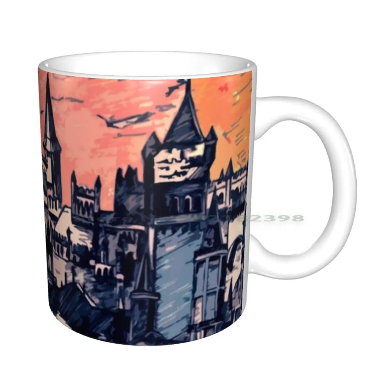 Lothric замок в ажурном мире Керамические Кружки Кофейные чашки Кружка для молока