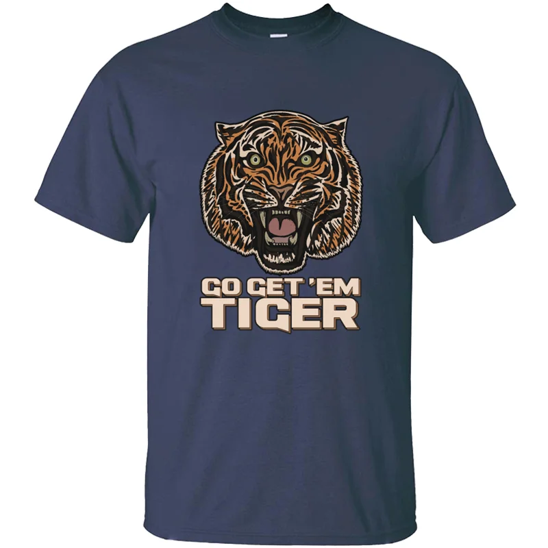 Пользовательские армии Тигр футболка для мужчин вырез лодочкой Мужская размера
