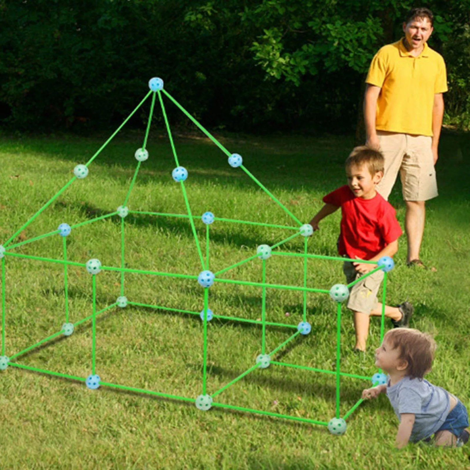 3d Пазлы 40 # палатка с бусинами для дома и улицы детская сделай сам игровой домик