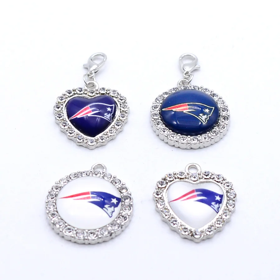 Серебряные подвески стразы новые английские патриоты для браслета ожерелья