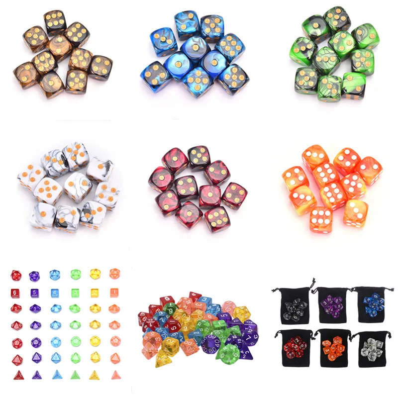 

Новые круглые/полимерные фотоигральные кости, разные цвета, развлекательные аксессуары для настольных игр