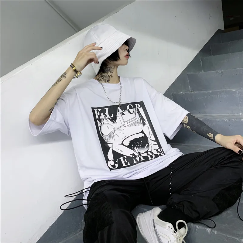 Футболка женская в стиле 90-х с принтом пародии ретро-футболка Харадзюку улзанг