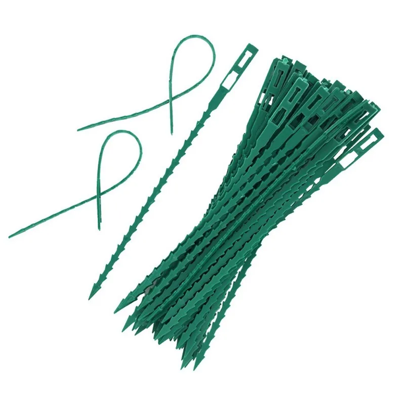 

Garden Tool Plant Holder Support Stand For Flowers Plant Clips Gardening Equipment Shrubs Fastener Tree Locking Cable Ties Tools