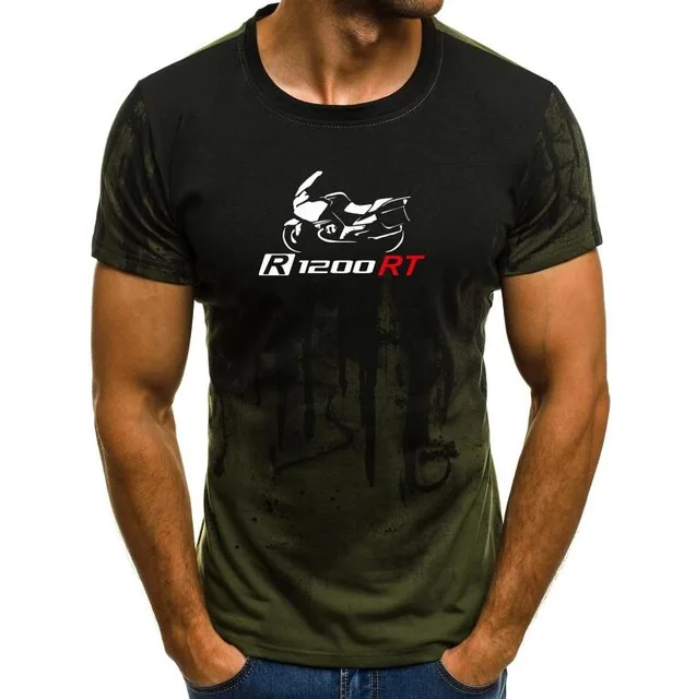 2019 брендовая летняя футболка R1200 GS Приключения для мотоциклов командная