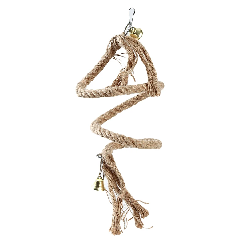 

Pet Birds Parrot Toys Cockatoo Parakeet Bird Swing Budgie Cotton Climbing Rope Standing Rod For Pet Playing Toy
