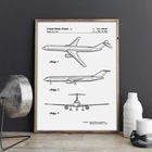 Boein 777 патент, искусство самолета, авиационное настенное искусство, воздушные плакаты, декор комнаты, печать, схема, идея подарка, настенные украшения