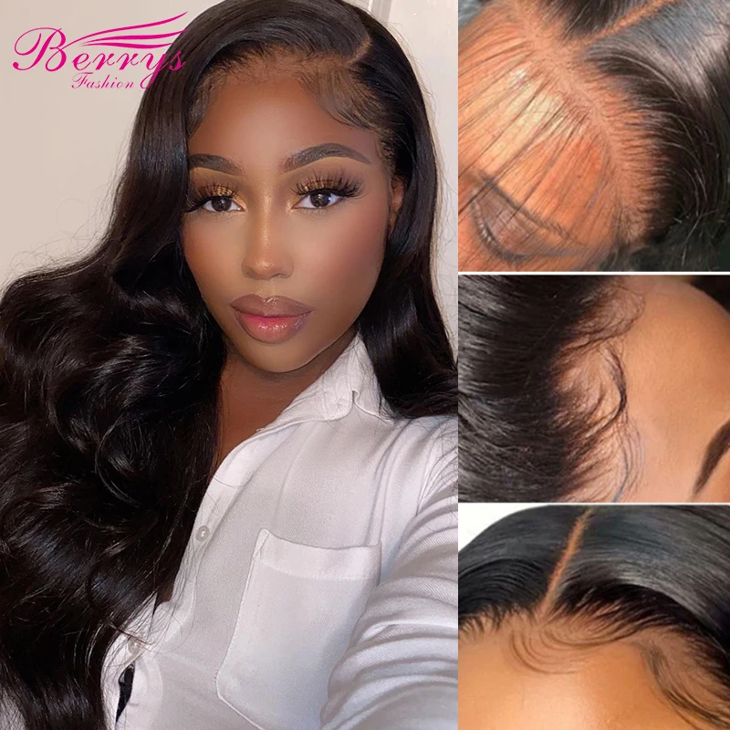 

13x6 HD Lace 250% Density Body Wave HD Lace Front Human Hair Wigs Pre Plucked 4x4 And 5x5 Lace Closure Wig 13x4 Lace Frontal Wig