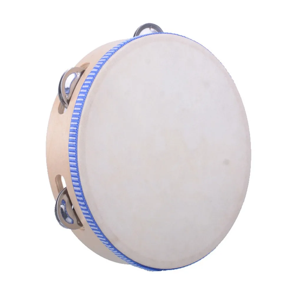 

Jingles Tambourine Metal Musical Percussion Tambourine Wood Drum Duable