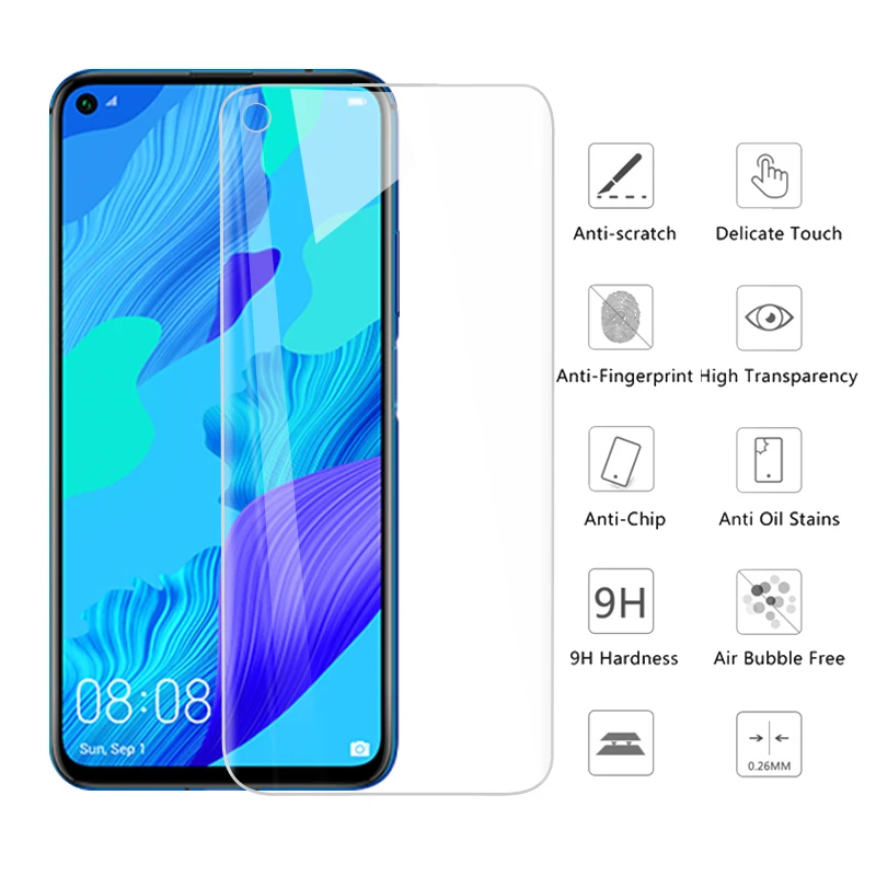 Закаленное стекло для huawei Nova 5 T защита объектива камеры Защитная пленка экрана