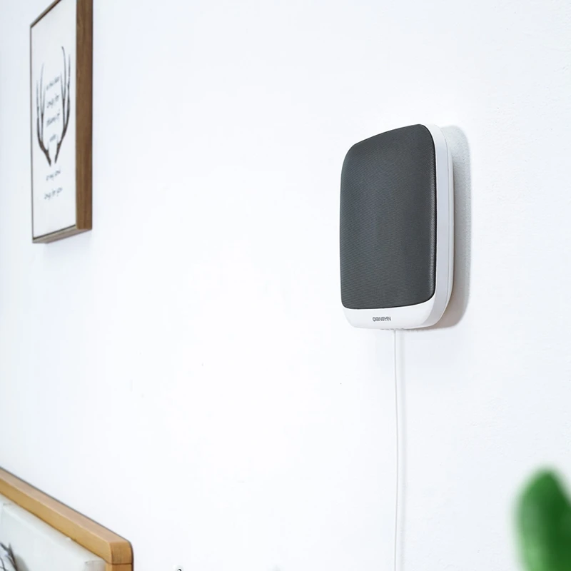 

HFES Wall Mount Bluetooth Speaker RGB Lamp Music Stereo Speaker Remote Control U-Disk AUX FM Bluetooth Sync Speaker