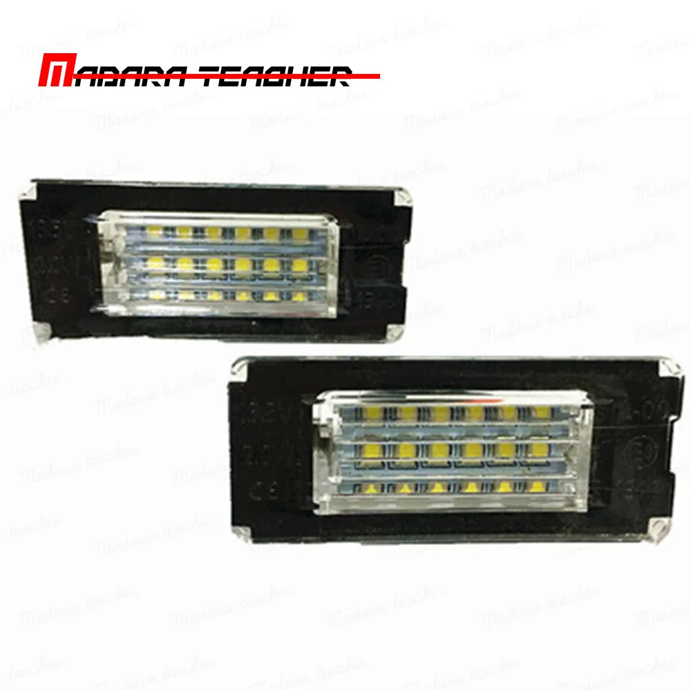 2Pcs No Error LED Number License Plate Light for BMW Mini Cooper R56 R57 R58 R59 XENON Xenon White Car Source 18SMD | Автомобили и