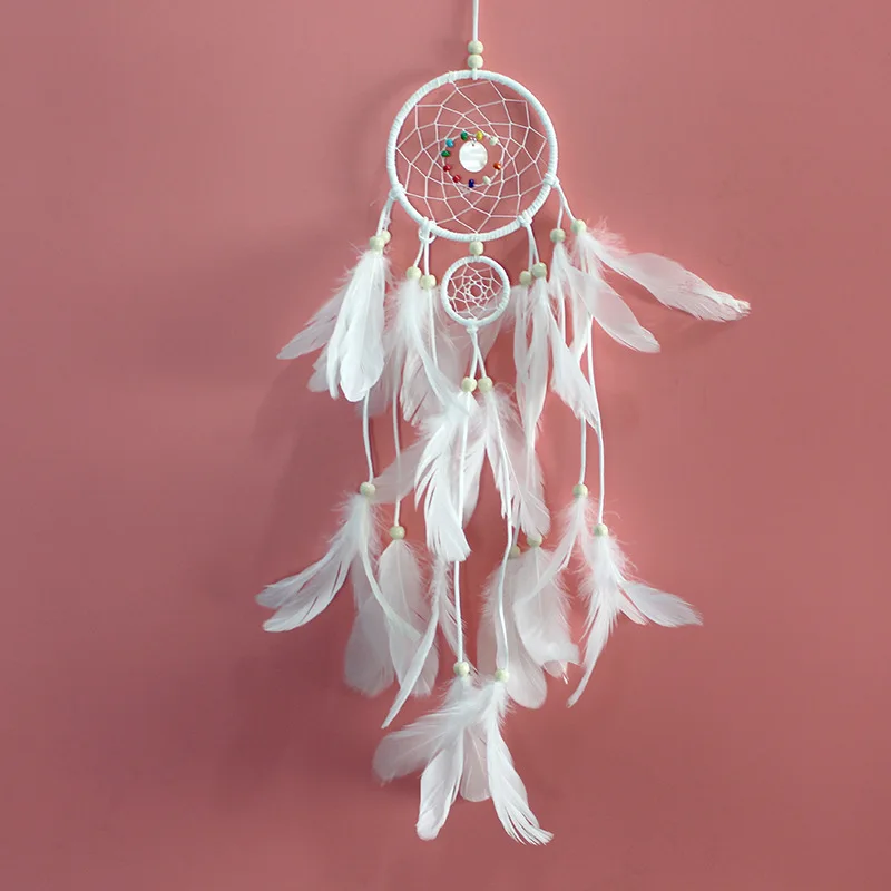 

Sweet Dream Color Feather Dream Catcher Home Decor Hanging Ornaments Children Gift