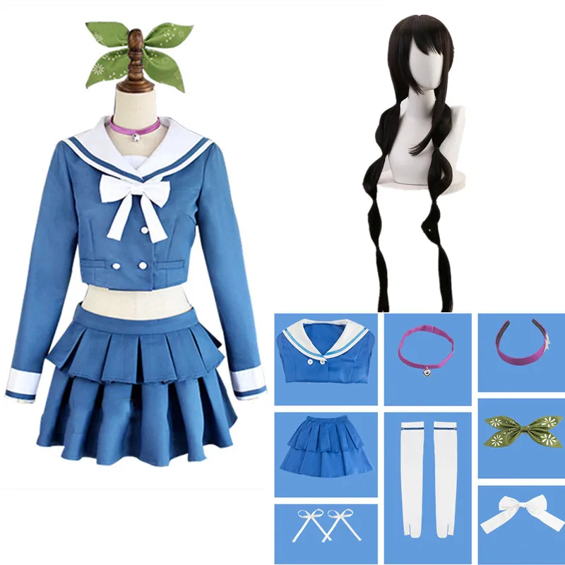 

Danganronpa V3 Killing Harmony Tenko Chabashira Cosplay Costumes Women Dress School Uniform Clothing