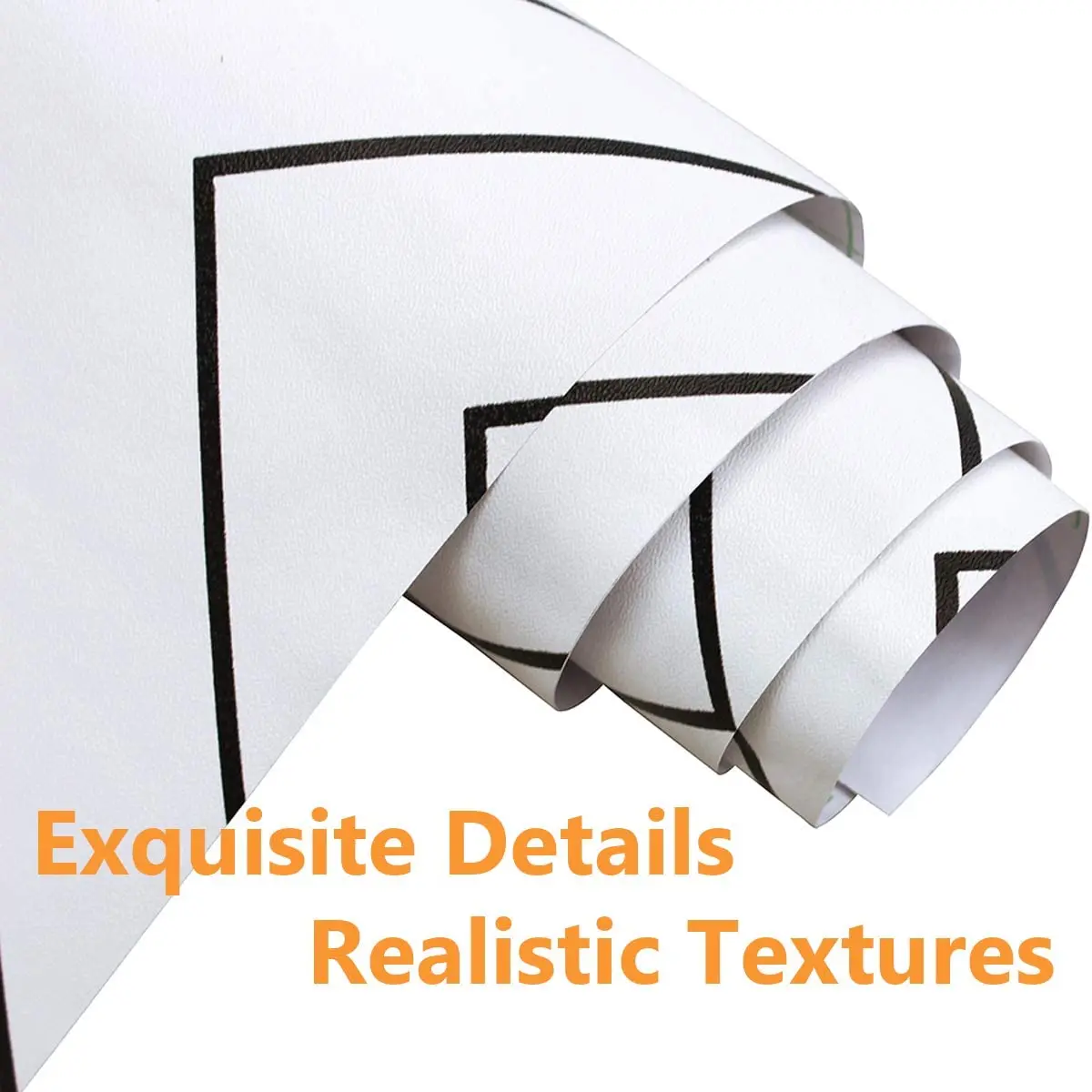 

LUCKYYJ Black White Peel and Stick Wallpaper Modern Geometry Stripe Removable Self Adhesive Vinyl Film Decorative Wall Stickers