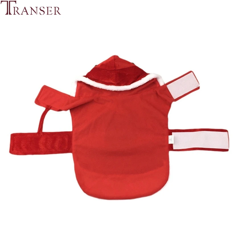Transer, новинка, Рождественский костюм для собак, Санта Клаус, для езды на оленях, одежда для собак, трансформированное домашнее животное, собачье пальто для маленькой собаки, наряд 9828