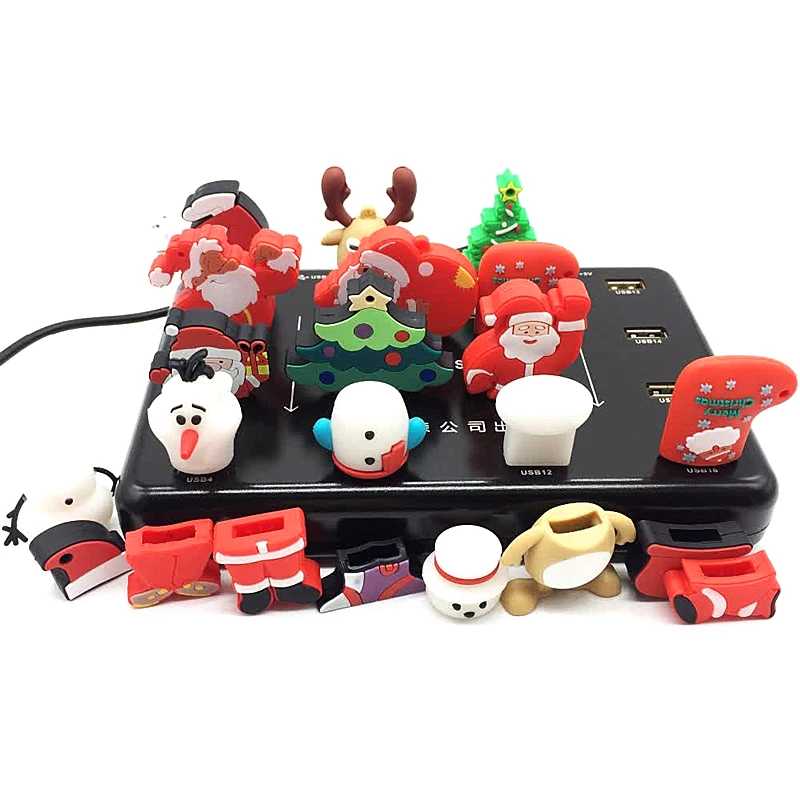 Новая серия Usb 2,0, 4 ГБ, 8 ГБ, 16 ГБ, флеш-накопитель, 32 ГБ, 64 ГБ, карта памяти, USB флеш-накопитель, 128 ГБ, флешка, рождественский подарок