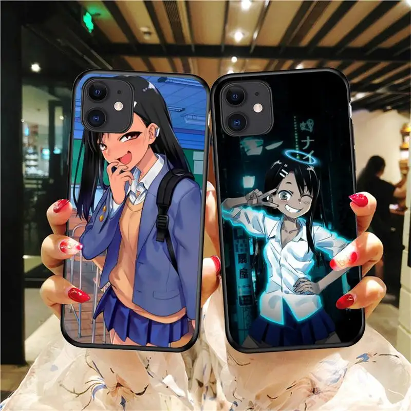 

Nagatoro San Anime Aesthetic Phone Case For Iphone 5 5S SE 6 6s 7 8 plus X Xr XS 11 12 Mini Pro Max Cover Fundas Coque
