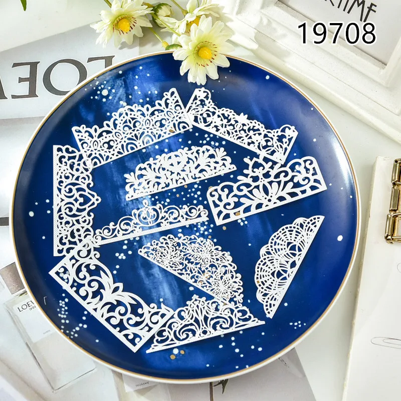 10 шт. белая кружевная бумага ZFPARTY для скрапбукинга сделай сам|Крафт-бумага| |